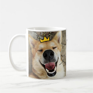 Personalisiertes Foto für Heimtiere und Name Hund Kaffeetasse