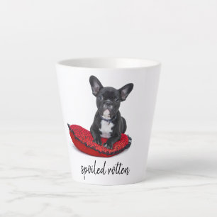 Personalisiertes Foto für Hunde in Rotten verwöhnt Milchtasse