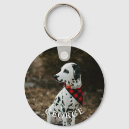Personalisiertes Foto für Hunde Schlüsselanhänger