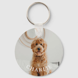 Personalisiertes Foto für Hunde Schlüsselanhänger