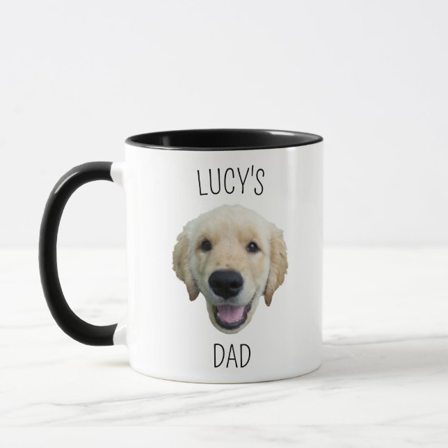 Personalisiertes Foto für Hunde Tasse (Links)