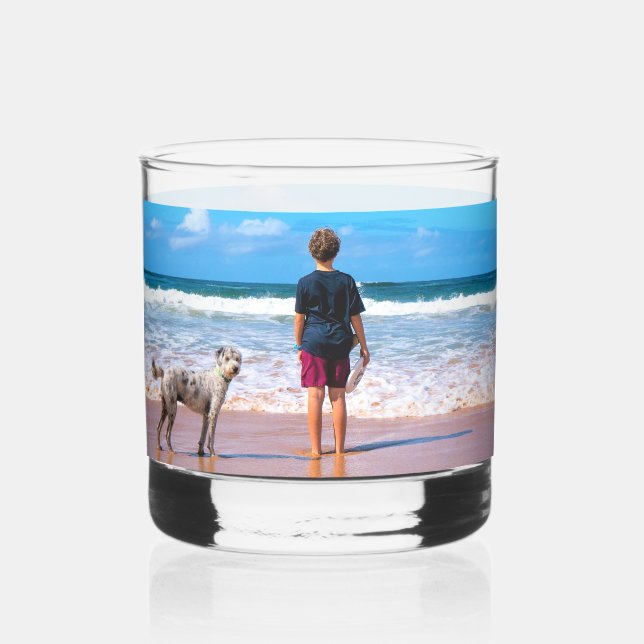 Personalisiertes Foto für Ihr Haustier Whiskyglas (Links)