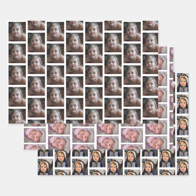 Personalisiertes Foto für Kinder Geschenkpapier Set (Set)