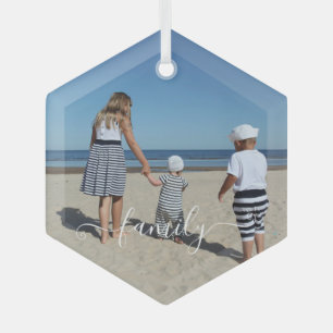 Personalisiertes Foto für kundenspezifische Anwend Ornament Aus Glas