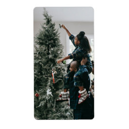Personalisiertes Foto für moderne Weihnachtsfamili