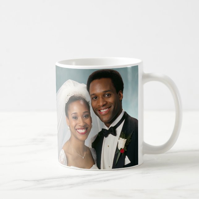 Personalisiertes Foto für sie Kaffeetasse (Rechts)