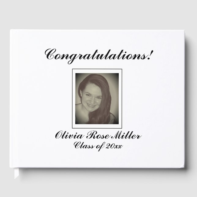 Personalisiertes Foto Gästebuch (Vorderseite)