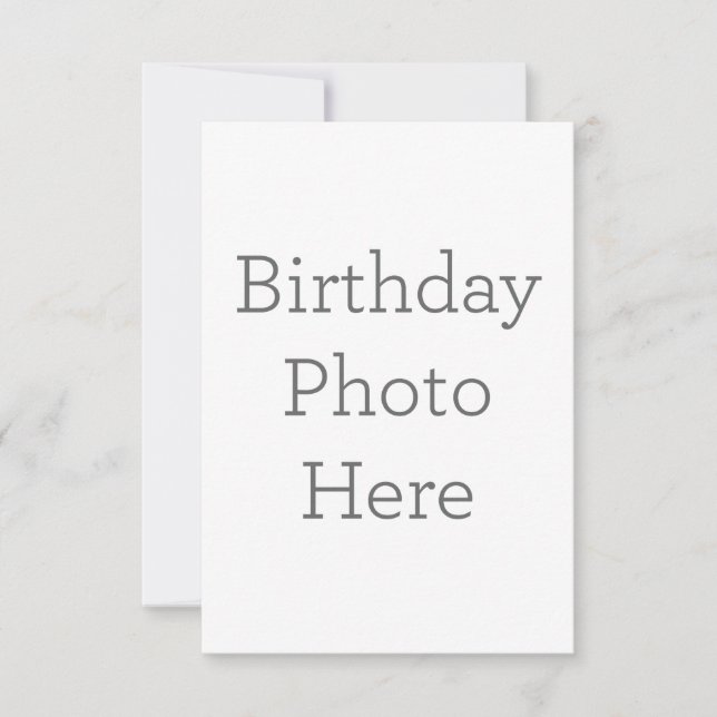 8.89 cm x 12.7 cm Flache Dankeskarte (Vorderseite)