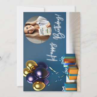 Personalisiertes Foto Geburtstagskarte - Balloons Einladung