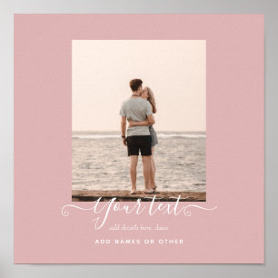 Personalisiertes FOTO-GESCHENK - Familie Freunde F Poster