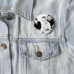 Personalisiertes Foto Geschenk für Ihm Button Butt