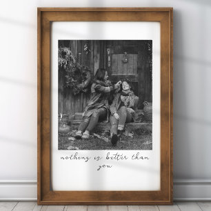 Personalisiertes Foto-Geschenk für Mama mit Bildbe Poster