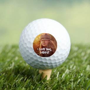 PERSONALISIERTES FOTO GOLFBALL FÜR VATER