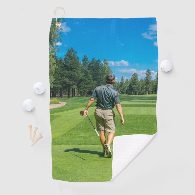 Personalisiertes Foto Golfhandtuch (Insitu)