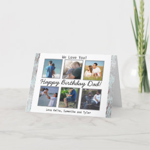 Personalisiertes Foto Happy Birthday Vater Card Karte