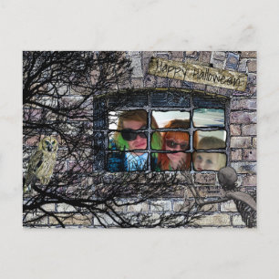 Personalisiertes Foto Happy Halloween Foto Postkarte