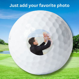 Personalisiertes Foto Haustiere oder Familienmitgl Golfball