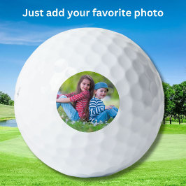 Personalisiertes Foto Haustiere oder Familienmitgl Golfball