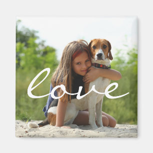 Personalisiertes Foto Haustiere und Familiengepäck Magnet