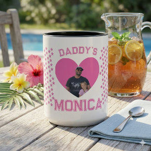 Personalisiertes Foto-Herz "Daddy's Girl" Tasse