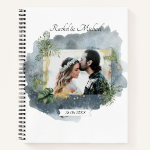 Personalisiertes Foto Hochzeit Notizbuch