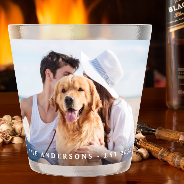 Personalisiertes Foto Hochzeit Schnapsglas (Von Creator hochgeladen)
