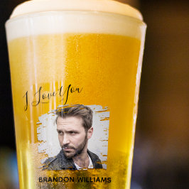 Personalisiertes Foto I Liebe Sie Glas