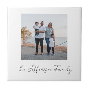 Personalisiertes Foto im Instagram-Stil mit Text Fliese