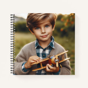 Personalisiertes Foto Journal zu Ocean Blue Notizbuch