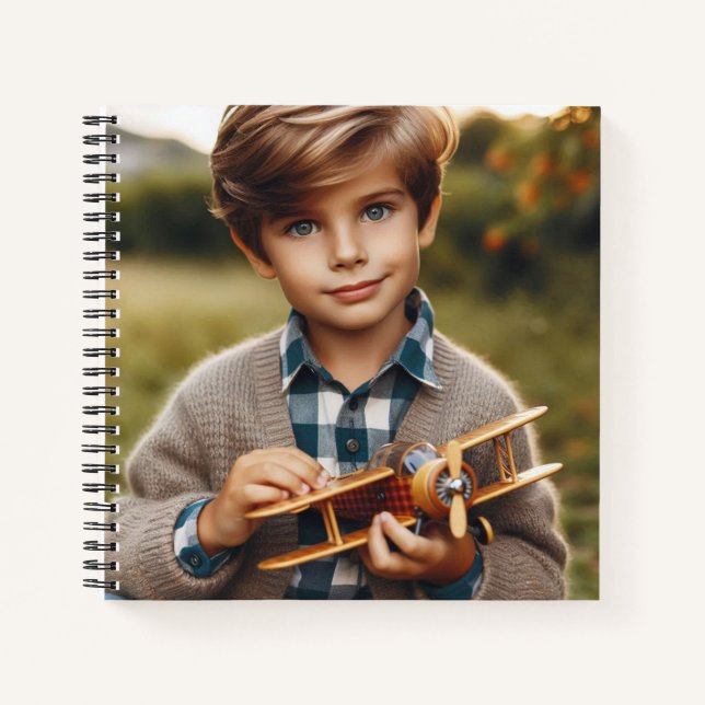 Personalisiertes Foto Journal zu Ocean Blue Notizbuch (Vorderseite)