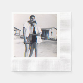 Personalisiertes Foto Jubiläum Partys Napkins Serviette