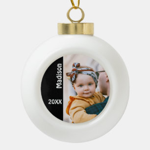 Personalisiertes Foto Keramik Kugel-Ornament