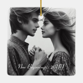 Personalisiertes Foto Keramikornament