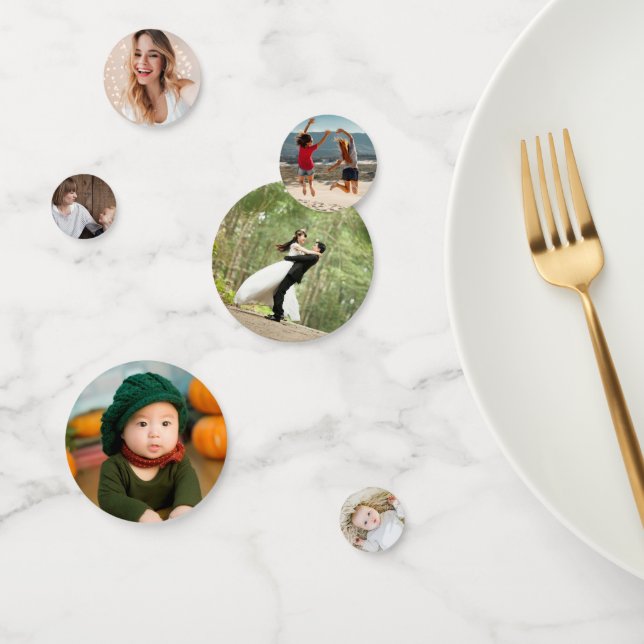 Personalisiertes Foto-Konfetti für Tischdekoration Konfetti (Gruppe)