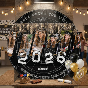 Personalisiertes Foto Lustiges Geschenk Abschluss Dartscheibe
