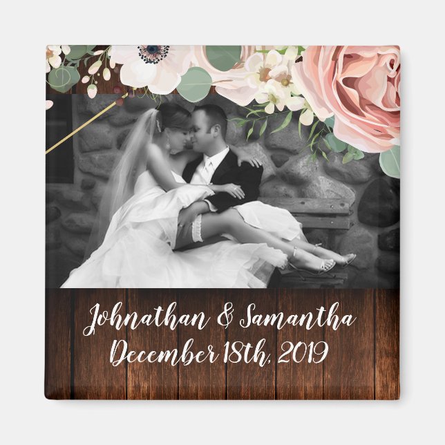 Personalisiertes Foto Magnet Geometrische Garten R (Vorne)