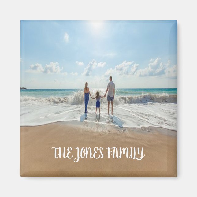 Personalisiertes Foto-Magnet Magnet (Vorne)