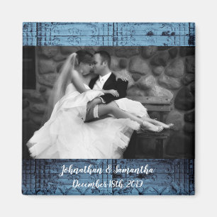 Personalisiertes Foto Magnet Rustikale Zinndecke