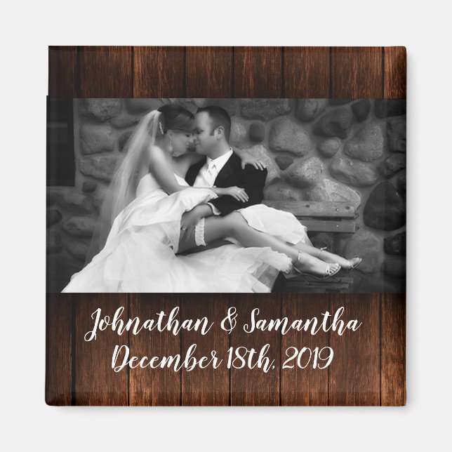 Personalisiertes Foto Magnet Stallenwald Land Rust (Vorne)