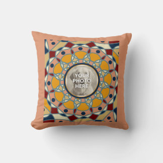 Personalisiertes Foto-Mandala-Design-Babyshirt Kissen
