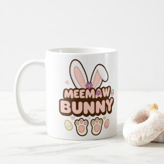 Personalisiertes Foto "MeeMaw Bunny" Osterkaffee Kaffeetasse