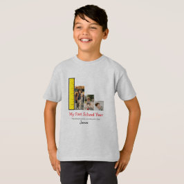 Personalisiertes Foto-Meilenstein-Shirt zum ersten T-Shirt