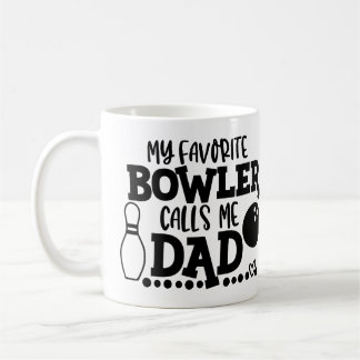 Personalisiertes Foto Mein Lieblingsbowler nennt m Kaffeetasse