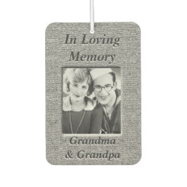 Personalisiertes Foto Memorial Air Freshener Autolufterfrischer