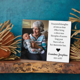 Personalisiertes Foto-Memorial In Loving Memory Fotoplatte