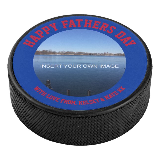 Personalisiertes Foto Message Hockey Puck (3/4)