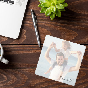 Personalisiertes Foto mit individuellem Namen Post-it Klebezettel