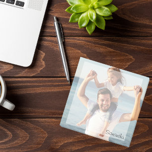 Personalisiertes Foto mit individuellem Namen Post-it Klebezettel