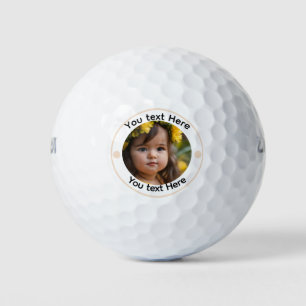 Personalisiertes Foto Modernes Template Golfer ers Golfball