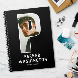 Personalisiertes Foto-Monogramm-Notizbuch Notizblock